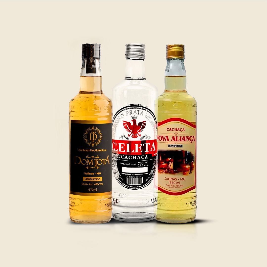 KIT DE CACHAÇA RAÍZES DE MINAS - Empório Salinas