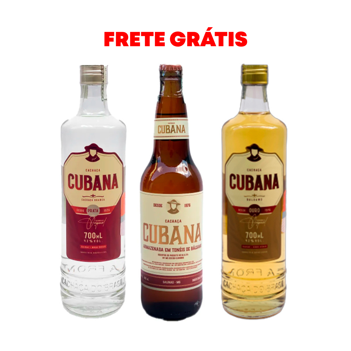 KIT CACHAÇA CUBANA