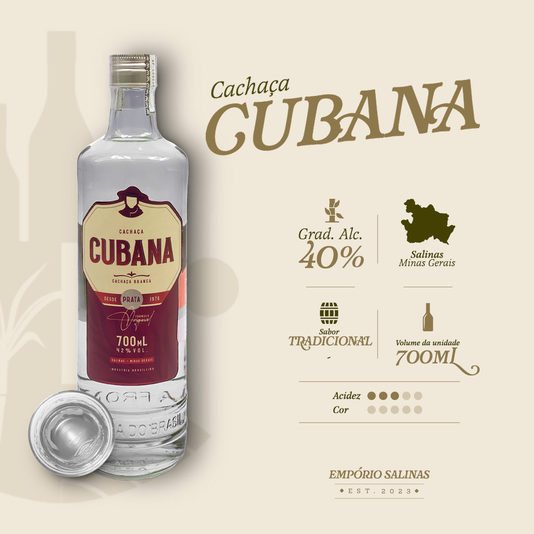 CUBANA PRATA 700ML - Empório Salinas