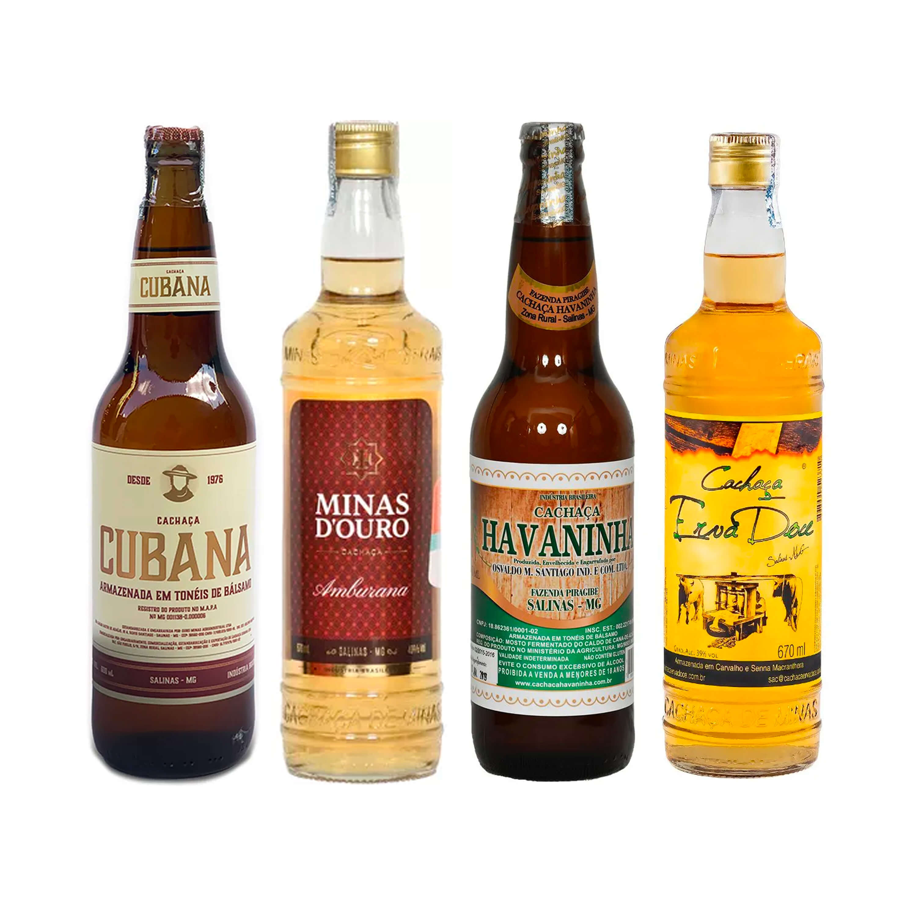 Kit de Cachaças - Carol - Empório Salinas