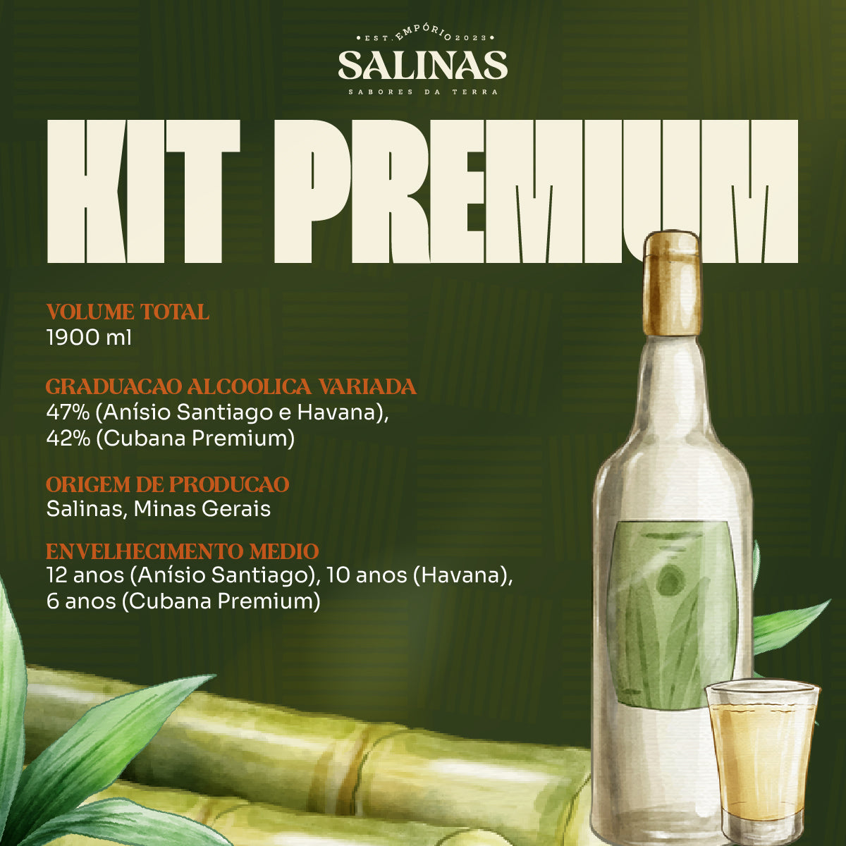 KIT PREMIUM SALINAS - EDIÇÃO LIMITADA - Empório Salinas