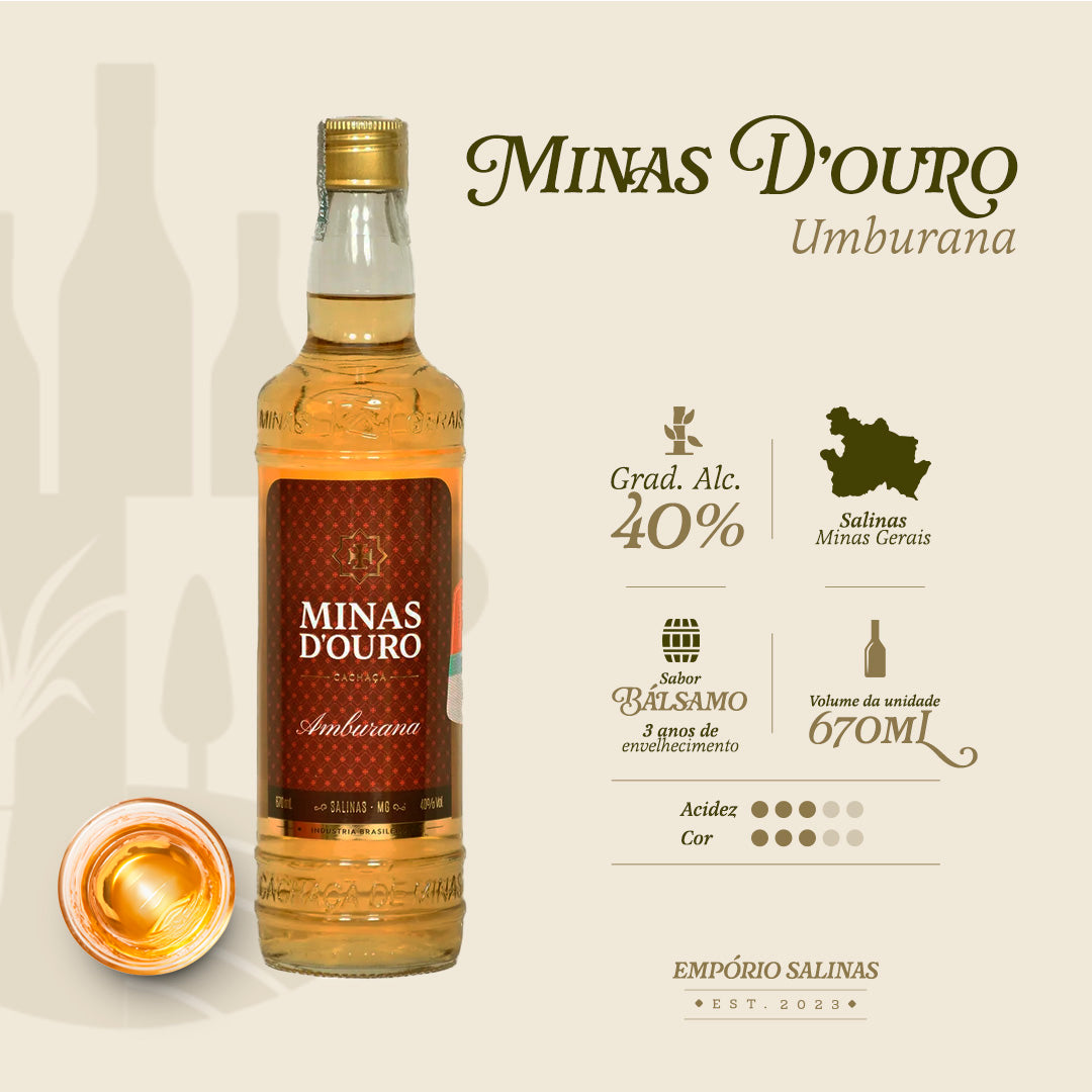 MINAS D`OURO AMBURANA 670ML - Empório Salinas